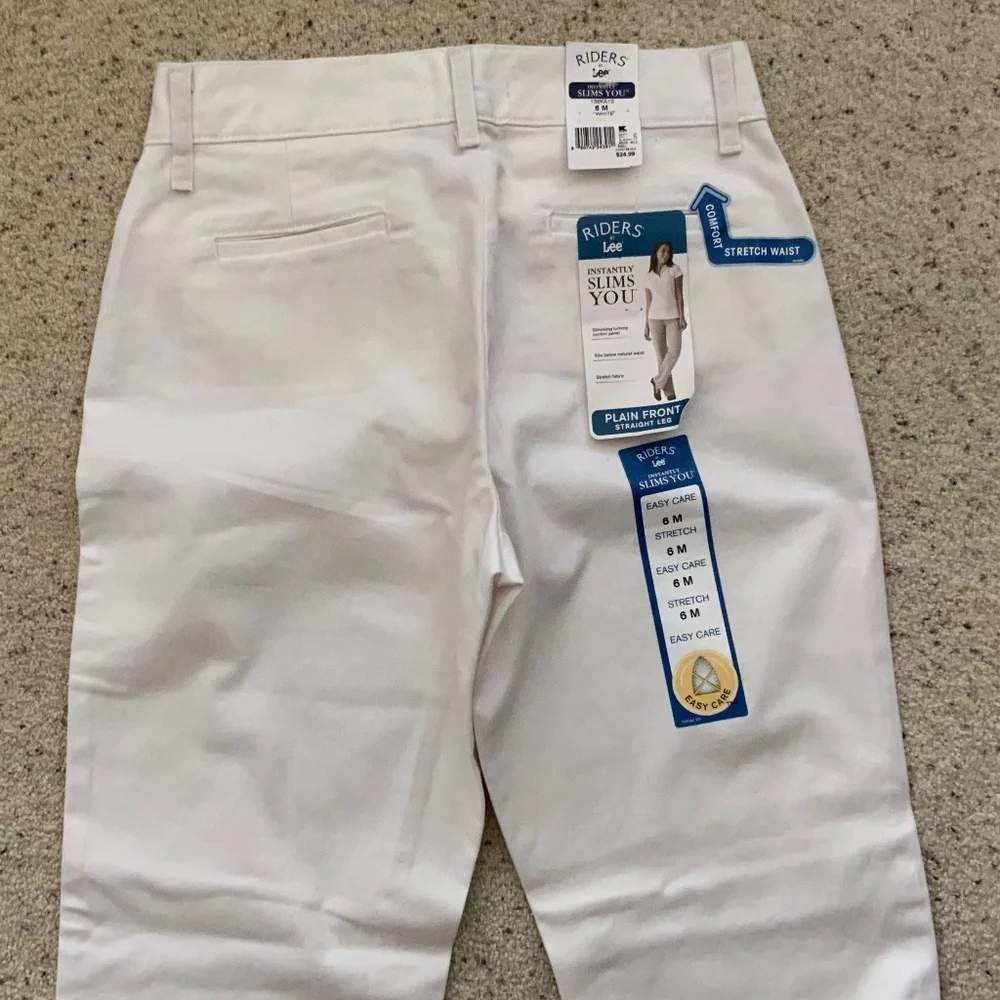 Riders by Lee Jeans, 6M, White, NWT - Picture 3 of 5